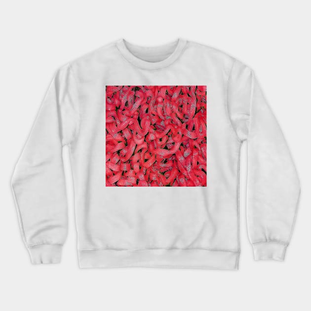 Red Ramen Crewneck Sweatshirt by BlakCircleGirl